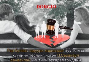 Гэр бүлтэй хүнтэй дотно харилцаанд орж, салалтад нөлөөлсөн этгээдийг ₮5-10 саяар торгож, баривчилдаг болох санал гаргав