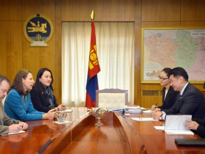 АНУ-аас Монгол Улсад суугаа Элчин сайдыг хүлээн авч уулзав