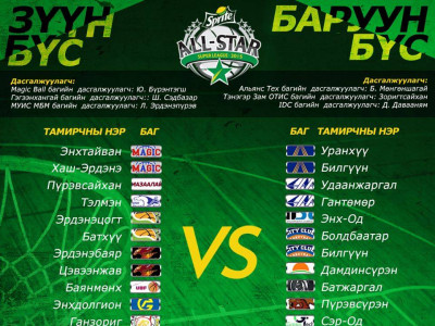 Бүх оддын тоглолт өнөөдөр болно