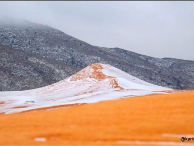 Сахарын цөлд 37 жилийн дараа анх удаа цас орлоо