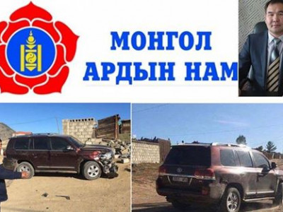 Архангай аймгийн Засаг даргын машин мөргөлджээ 