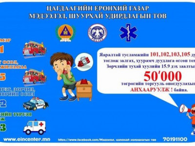 Хуурамч дуудлага өгвөл 50 мянган төгрөгөөр торгоно