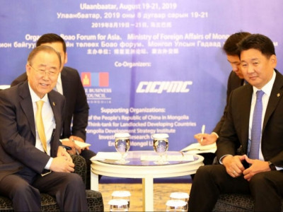 Ерөнхий сайд У.Хүрэлсүх Бан Ги Мүнийг хүлээн авч уулзлаа