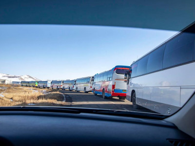 Стамбулын тусгай нислэгээр ирсэн иргэдэд найман автобус үйлчилжээ