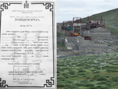 Зоргол хайрханы хэвлийг хятадууд ухаж, сэндийчиж байна