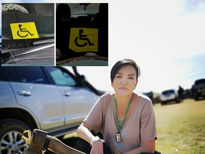 ШАР ТЭМДЭГ-тэй машины жолоочид хүндэтгэлтэйгээр зай тавьж өгч байгаарай ах дүүсээ