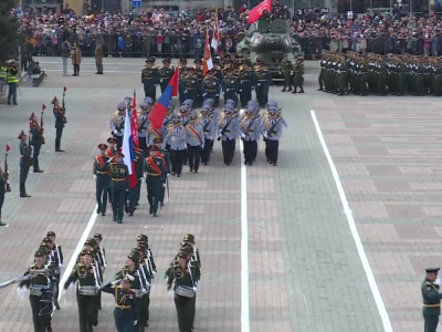 ВИДЕО: Монгол цэргүүд Ялалтын баярын парадад жагслаа 