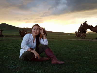 Тэмээчин Н.Байгалмаа тэнгэpийн opноо зopьжээ