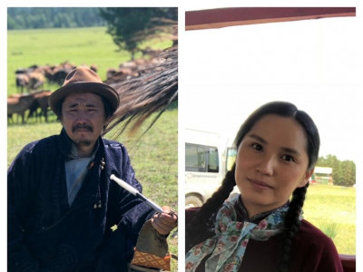 Маск-ын жүжигчид Алтан гадас одонгоор энгэрээ мялаажээ