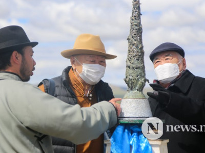 Морьтон Монгол түмний цог хийморийн их шүтээний шав тавих ёслол боллоо