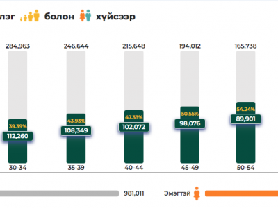 19:00 цагийн байдлаар сонгуулийн ирц улсын хэмжээнд 47 хувьтай байна
