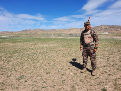 Ахлах ахлагч Э.Даваажамц 900 км замыг туулж, Өвөрхангай аймагт ирлээ