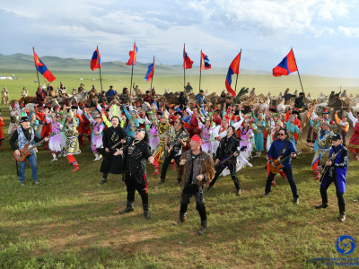 ЦАХИМ наадамд зориулсан БИ МОНГОЛ ХҮН хүндэтгэлийн хөтөлбөрийн зургаас