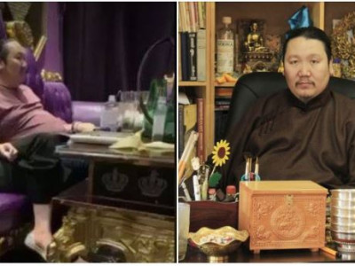 Ухаанзаяа багшийн yyж  идэж бyй бичлэг цахим орчинд тaржээ