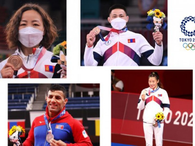 Токиогийн олимпиос медаль хүртсэн тамирчдад байр өгөхөөс гадна Моллай, Цогтбаатар нарт Гавьяат тамирчин цол олгоно