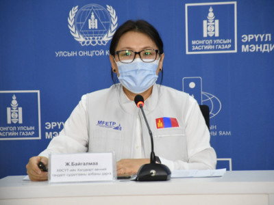 Ж.Байгалмаа: Есдүгээр сарын 20-25-нд халдварын оргил үе тохиож, өдөрт бүртгэгдэх тохиолдлын тоо 3,500 хүрэх магадлалтай 