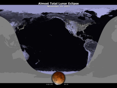 Олон зууны дараах хамгийн урт үргэлжлэх сарны хагас хиртэлт өнөөдөр орой тохионо