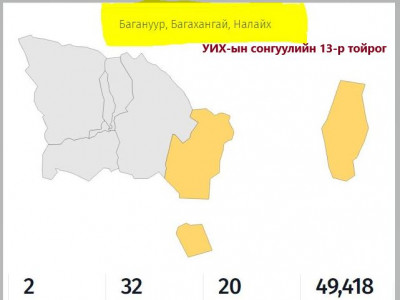 УИХ-ын 2024 оны ээлжит сонгуулийн 13-р тойрогт өрсөлдөх нэр дэвшигч нартай танилц