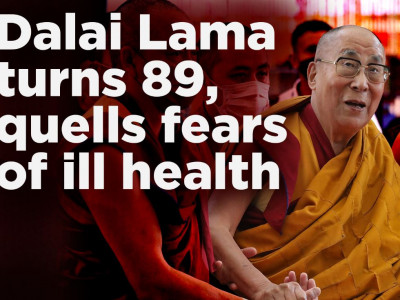 Төвөдийн Буддын шашны тэргүүн Далай лам нас сүүдэр 89 хүрчээ