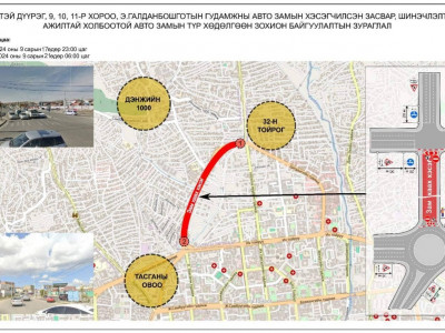 Энэ долоо хоногт таван байршилд нийт 5.3 км авто замыг шинэчилнэ