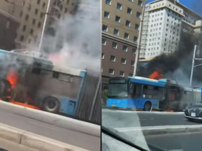 Залгаа автобус шатаж байсныг унтраажээ