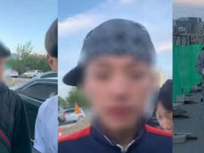 Өсвөр насны хүүхдүүд гудамжинд танхайрсан үйлдлийг шалгаж байгаа