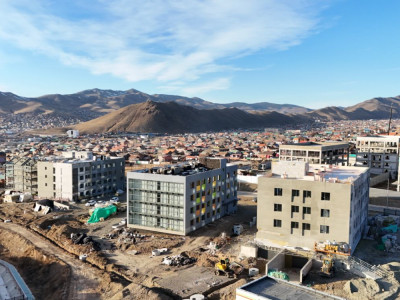 Баянхошуу дэд төвийн 110 айлын орон сууцыг барьж дуусчээ