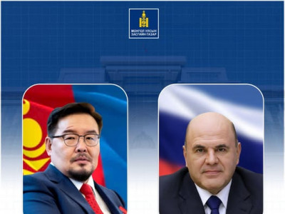 Монгол Улсын Ерөнхий сайд Г.Занданшатар ОХУ-ын Засгийн газрын дарга М.В.Мишустинтэй утсаар ярив