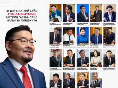 Улсын их хурлын чуулганд оролцсон гишүүдийн 64 хувийн саналаар Монгол Улсын Засгийн газар огцорлоо