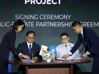 “Хог шатааж эрчим хүч гаргах үйлдвэр” барих төслийн түншлэлийн гэрээг байгууллаа