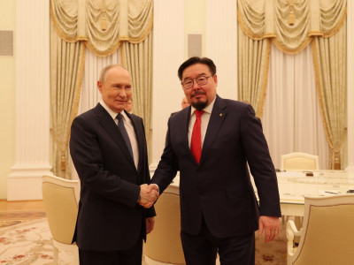 Монгол Улсын ерөнхий сайд Г.Занданшатар ОХУ-ын Ерөнхийлөгч В.В.Путинд бараалхлаа